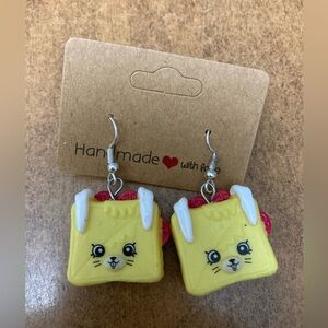 Toast Shopkins earrings
